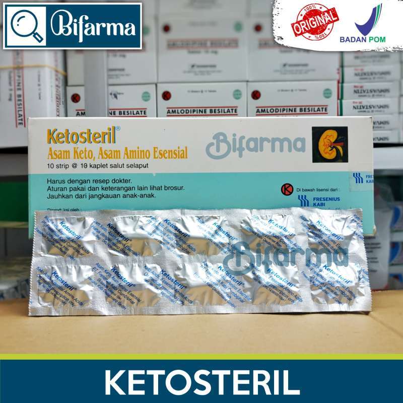 ketosteril asam amino essential strip 10 tablet