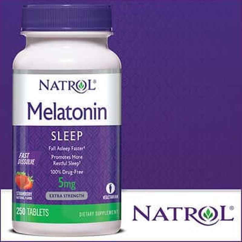 Jual Natrol Melatonin 5 Mg 250 Fast Dissolve Tablets Strawberry Flavor Online November 2020 Blibli