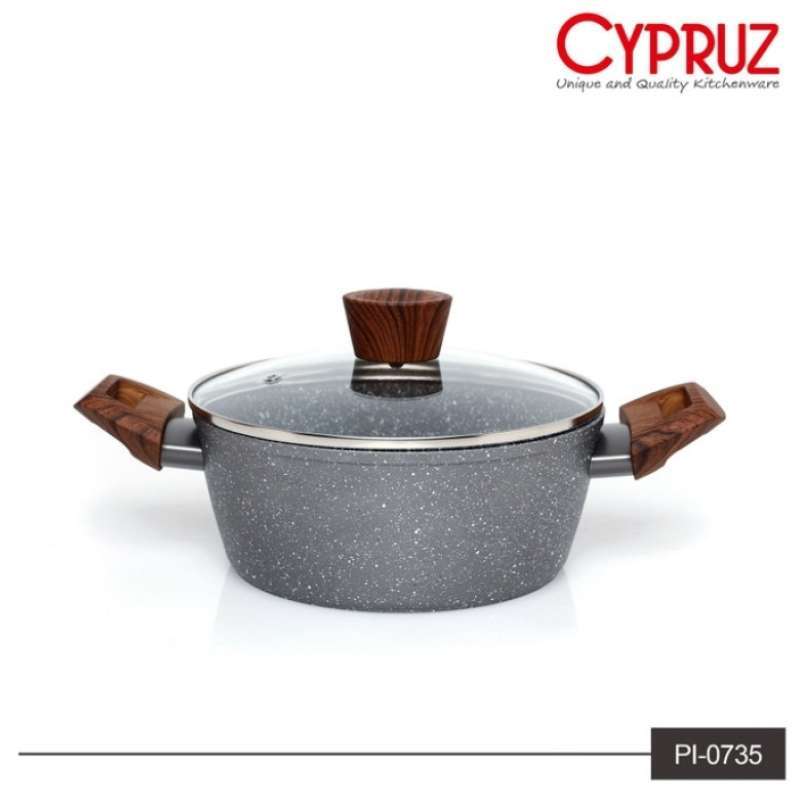 Jual Panci Marble Coating Series Tutup 20 Cm Anti Lengket Original Pi 0735 Murah Mei 2021 Blibli