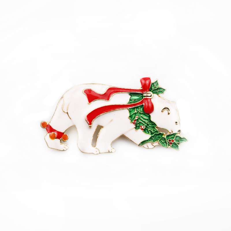 Jual Women Lady Vintage Style Enamel Polar Bear Brooch Pin Christmas Jewelry Xmas Gift Online November 2020 Blibli Com