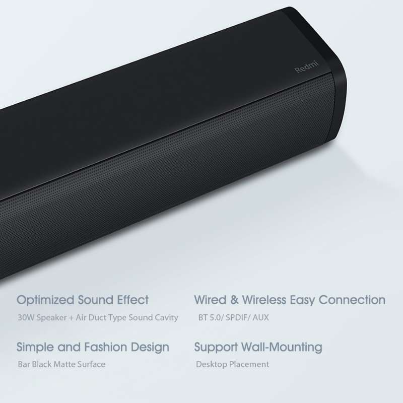 Jual Xiaomi Redmi Soundbar 30w Speaker Tv Sound Bar Wireless Bluetooth 5 0 Online Februari 2021 Blibli