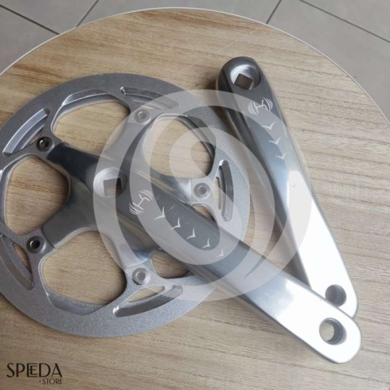 Promo Crankset Dahon 46T Alumunium Alloy CNC Taiwan Diskon 50 di