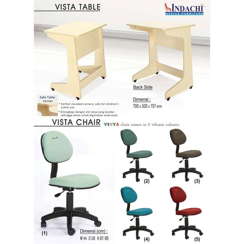 Jual Indachi Vista Set Meja Kerja Meja Belajar Online November 2020 Blibli Com