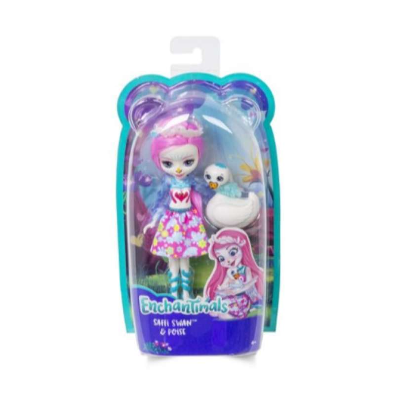 Enchantimals saffi swan doll & poise hotsell figure