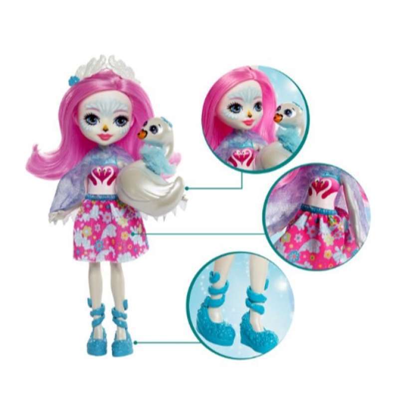Jual Enchantimals Saffi Swan Poise Figure Doll di Seller Micmax