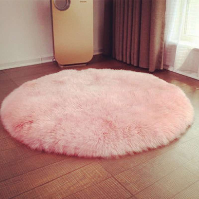 Jual 2x Shaggy Rugs Bedroom Area Rugs Kids Game Play Mat Seat Cushion Pad Pink Online September 2020 Blibli Com