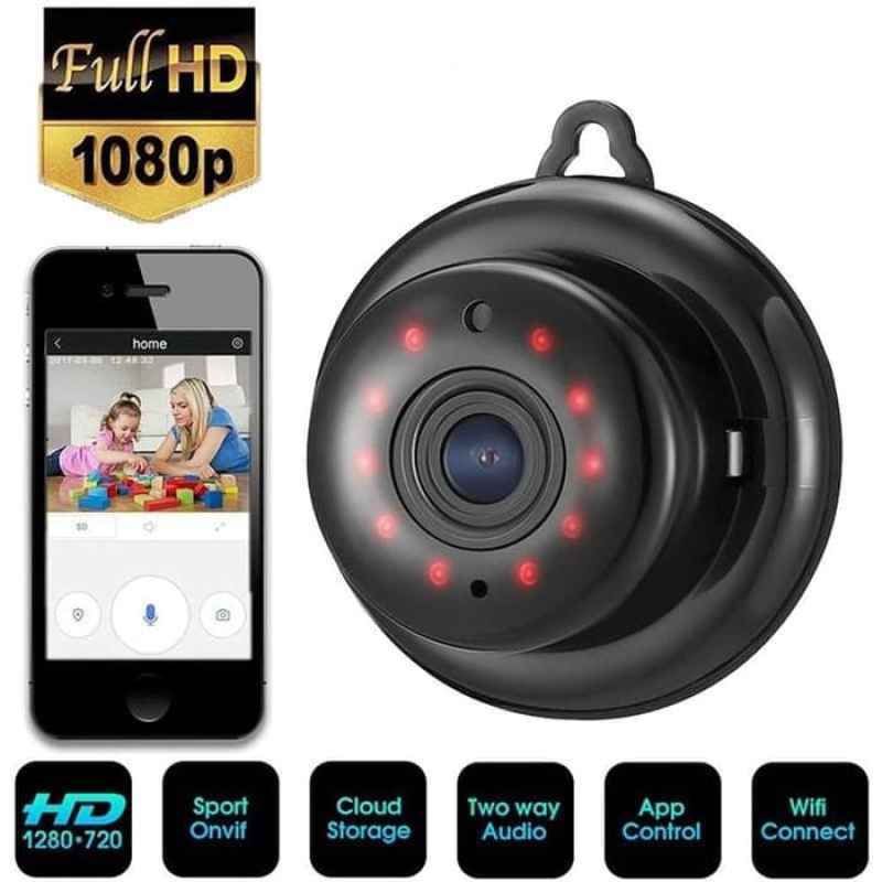 Jual Hd Wireless Ip Mini Camera Wifi Smart Net Cam Aplikasi V380 Murah Mei 2021 Blibli