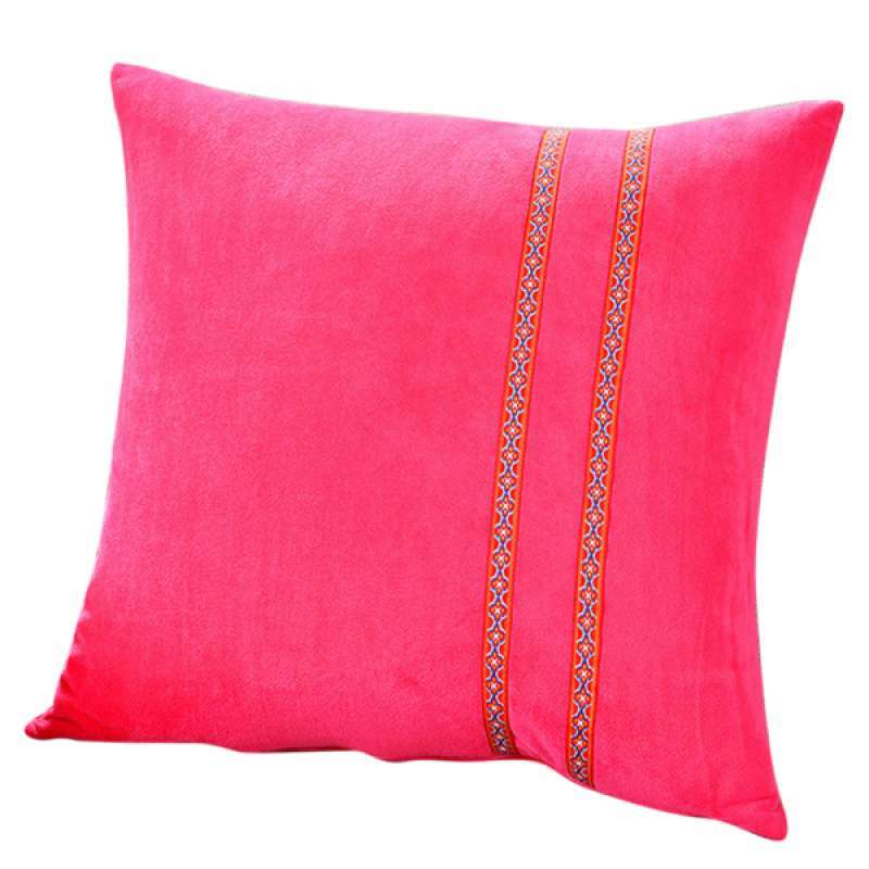 Jual Decor Velvet Square Throw Pillow Case Cushion Cover No Pillow Insert Red Online Desember 2020 Blibli