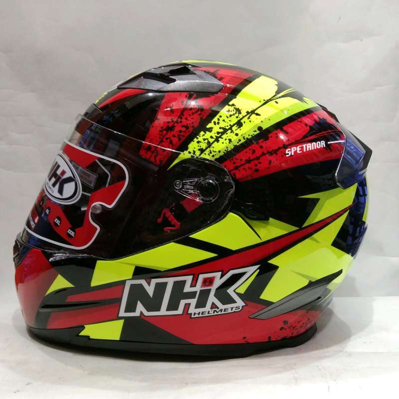 Jual Helm Nhk Rx9 Spetanor Black Yellow Red Helm Full Face Black