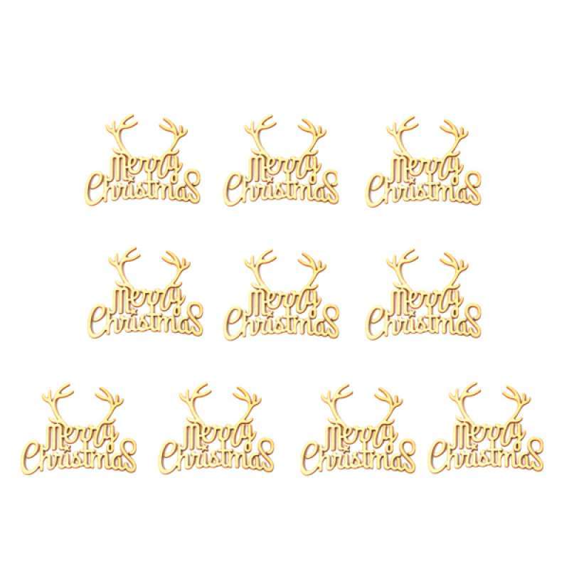 Download Jual 10pcs Wooden Cut Merry Christmas Elk Craft Embellishment Tags Xmas Decor Online November 2020 Blibli Com PSD Mockup Templates