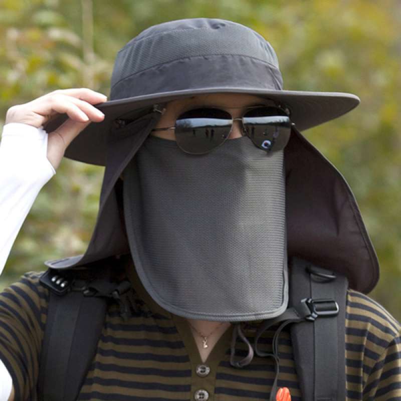Face Neck Flap Cover Baseball Sun Hat 
