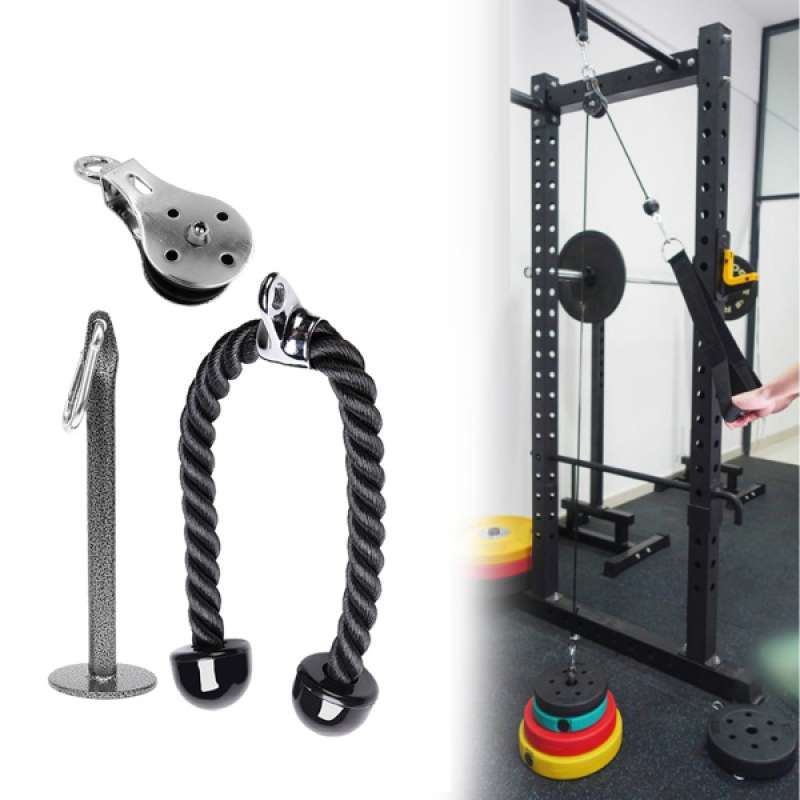 Jual Heavy Duty Pulley System For Lat Pulldowns Bicep Curls Triceps Fitness Workout Professional Equipment Online Oktober 2020 Blibli Com