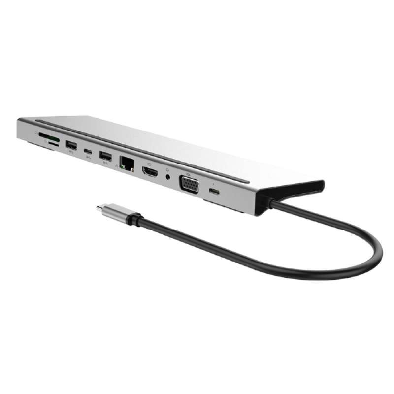 Jual 11 In 1 Usb Type C Hub Adapter Laptop Docking Station To Hdmi Vga Rj45 Pd Online Desember 2020 Blibli