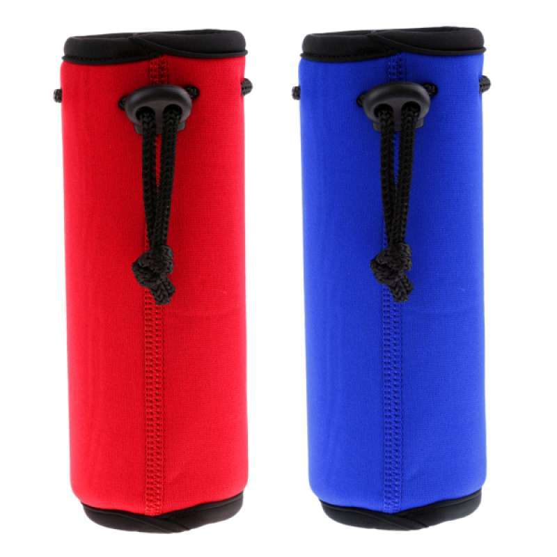 2pcs Water Bottle Carrier Pouch Bag Insulated Neoprene for Camping Hiking 