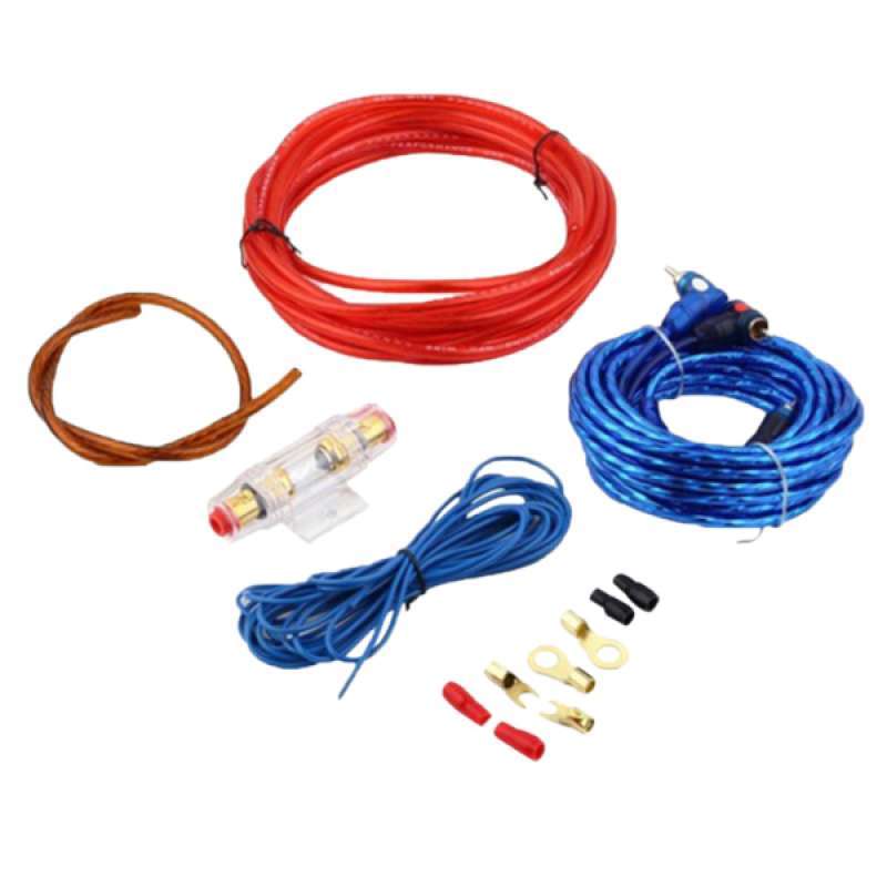 Jual Car Audio Amplifier Installation Wiring Wire Rca Power Cable Complete Set Online April 2021 Blibli