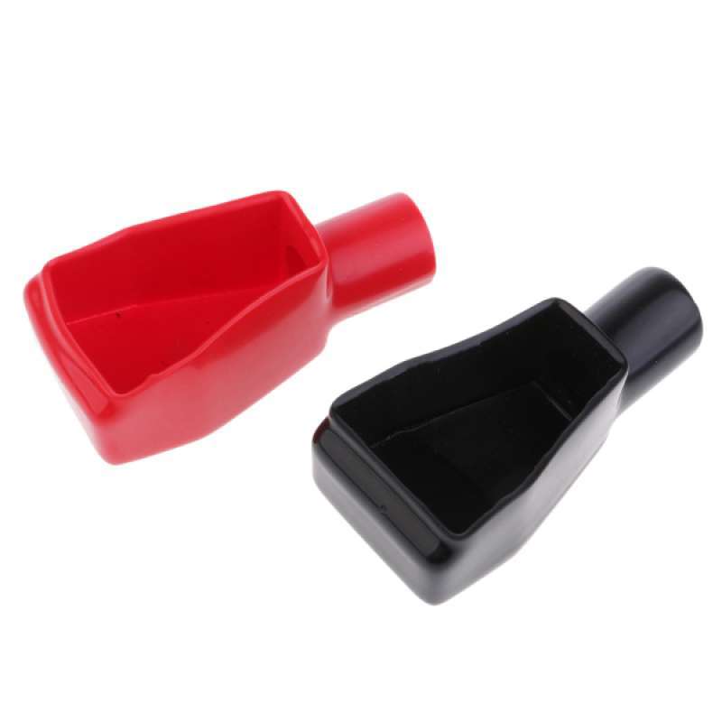 uxcell Battery Terminal Insulation Cover 4Pcs Red Black 