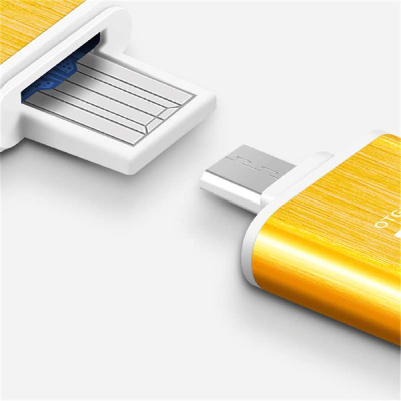 computer tf micro sd memory card reader adapter usb 2 0 otg 2 in 1 for windows more operating systems golden