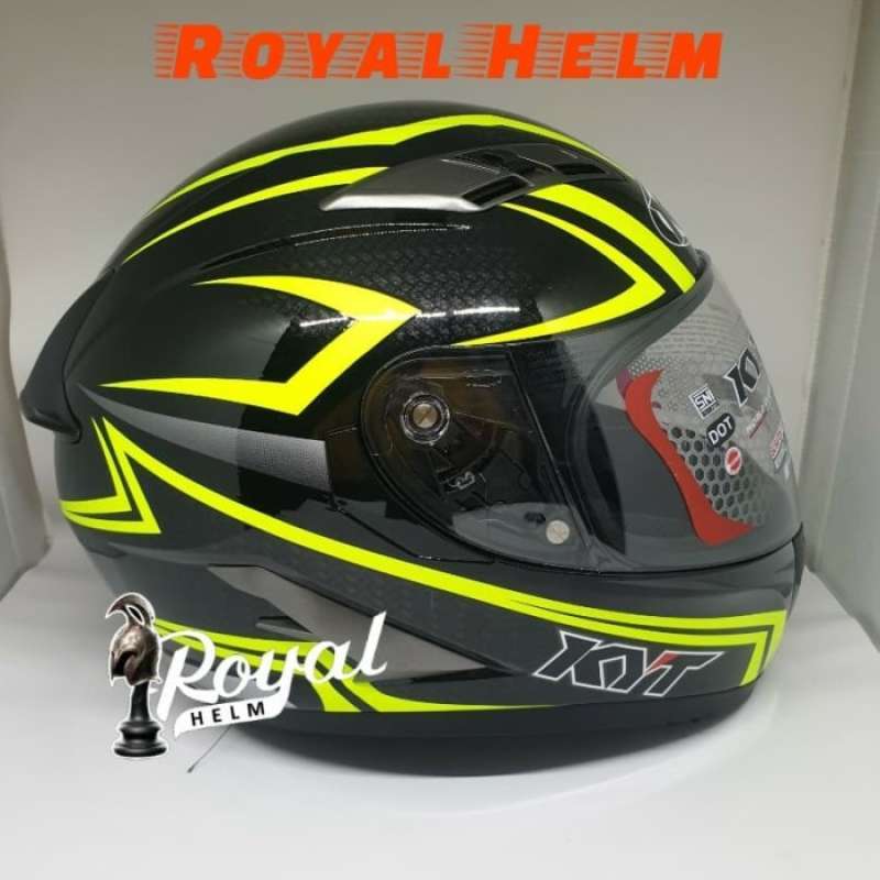 Jual Helm Kyt Vendetta 2 Yellow Fluo Terbaru Harga Murah