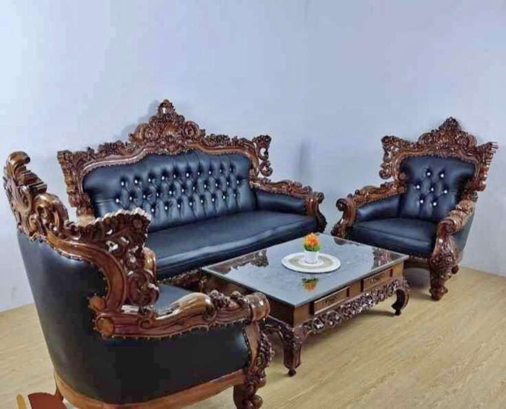 Set sofa cheap kayu jati