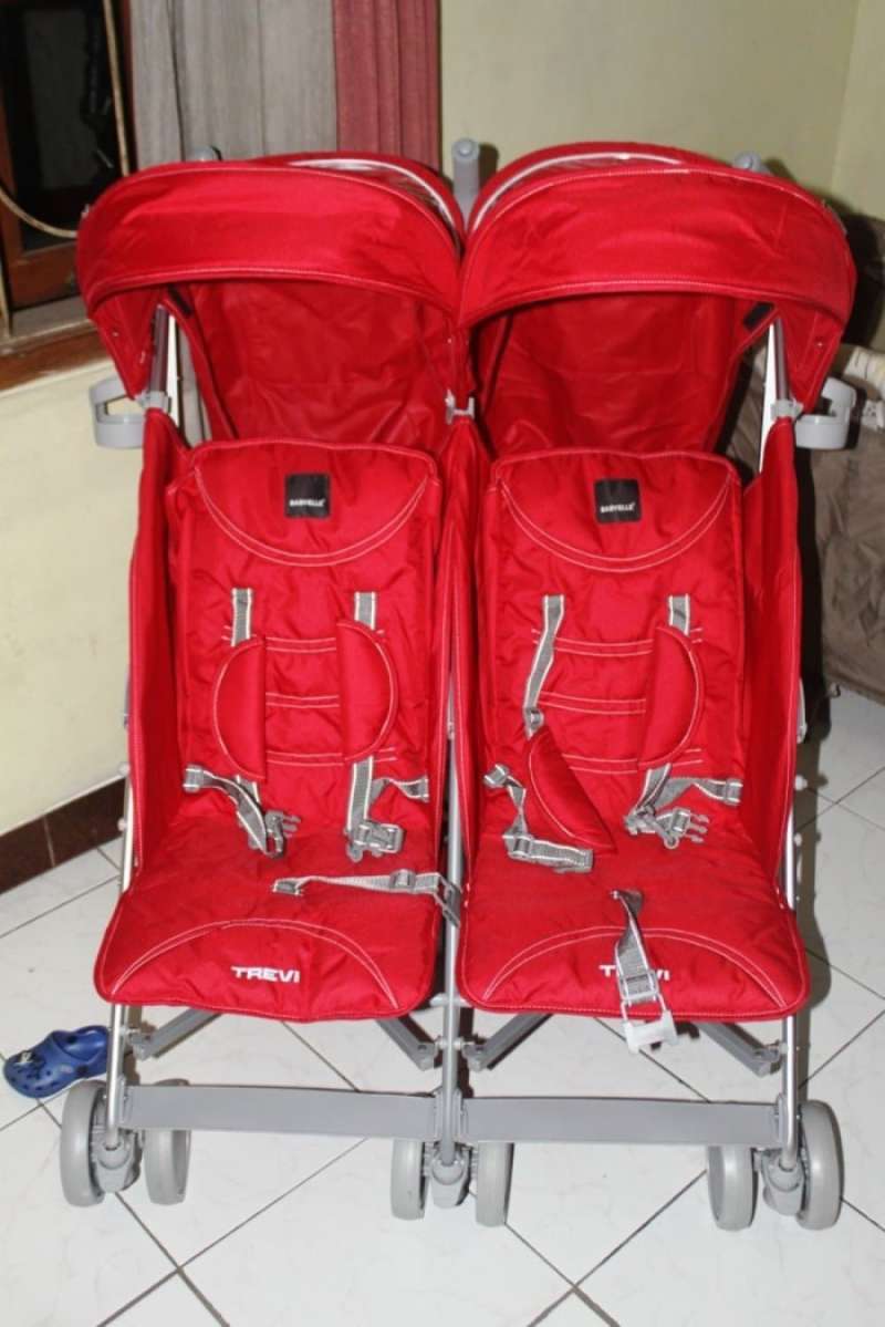 Jual STROLLER KEMBAR BABYELLE TWIN TREVI MURAH KERETA DORONG