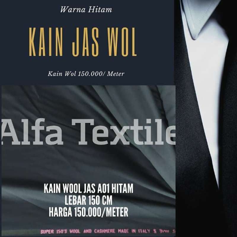 Jual Alfa Textile Kain Wol Lebar 150 Cm Murah Mei 2021 Blibli
