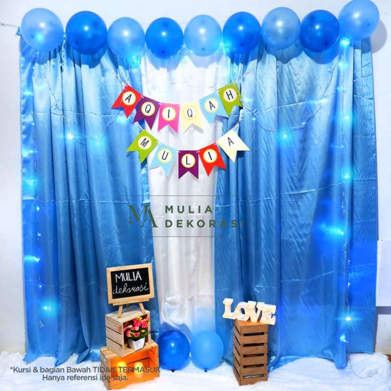 Jual Paket Dekorasi Aqiqah Khitanan Lamaran Akad Nikah Diy Hak Milik Bukan Sewa Mulia Premium Satin Biru Online Februari 2021 Blibli Dekorasi balon adalah satu diantara layanan unggulan indodekorasi, dengan segenap pengalaman dalam menangani event besar maupun kecil, tim kreatif kami siap membuat pesta dan acara anda. paket dekorasi aqiqah khitanan lamaran akad nikah diy hak milik bukan sewa mulia premium satin biru
