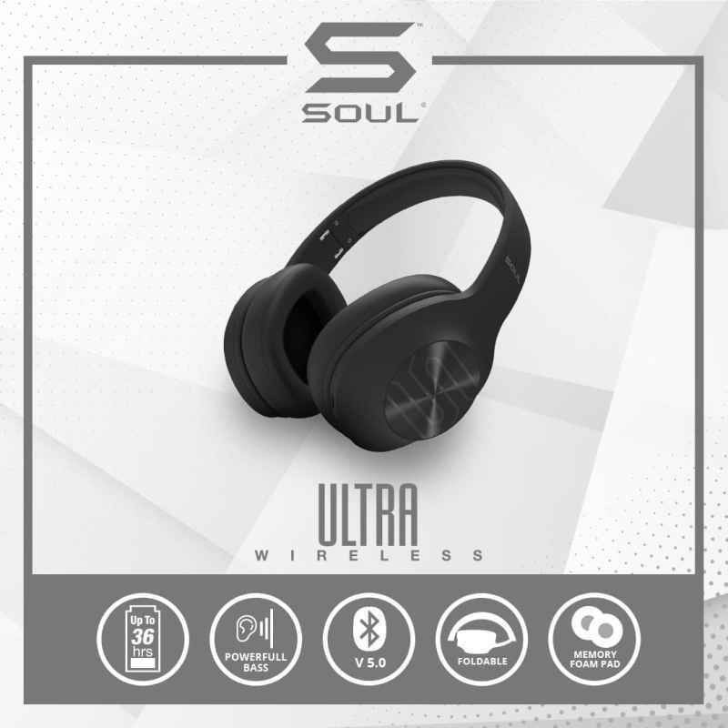 Jual Soul Ultra Wireless Headphone Bass 