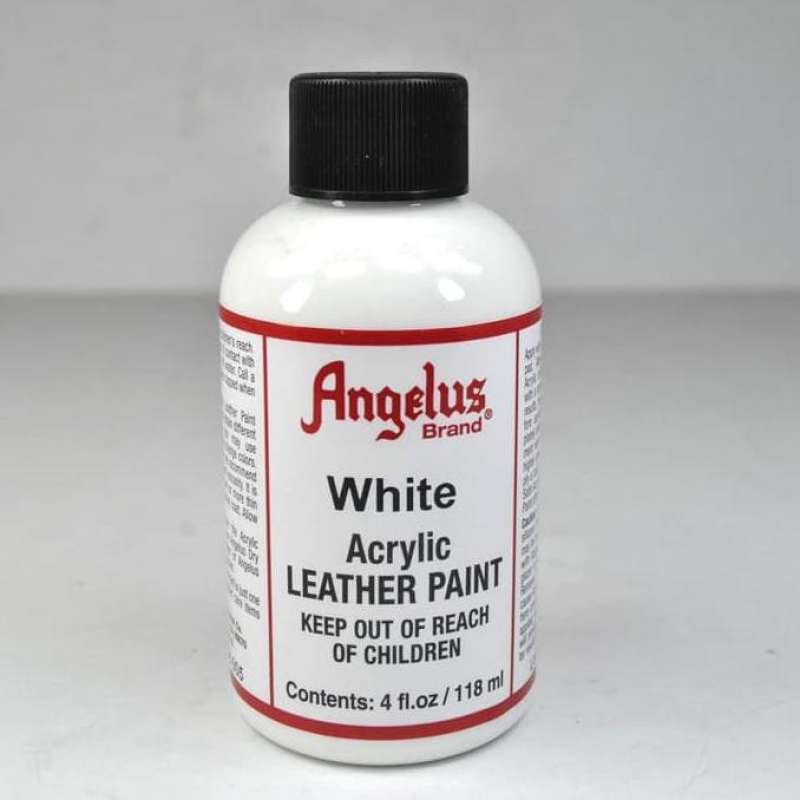white leather paint
