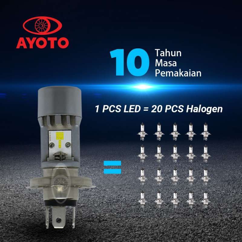Jual Ayoto M4a H6 Lampu Led Motor 30w 30w Ac Dc Pnp Online September 2020 Blibli Com