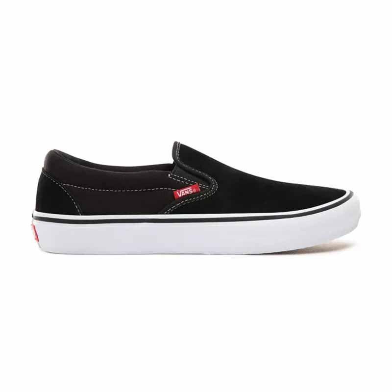 black slipon vans
