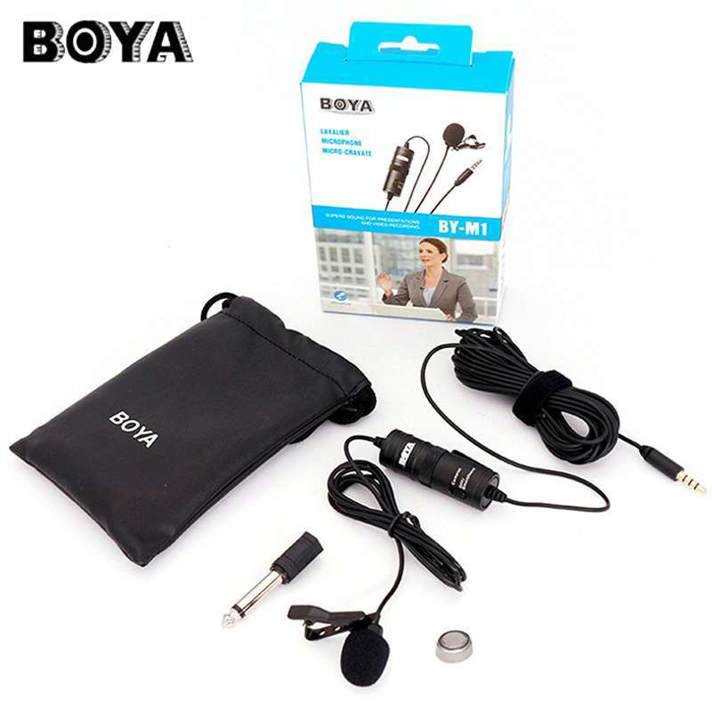 Jual Boya Clip On Omnidirectional Microphone For Smartphone Dslr By M1 Black Online November 2020 Blibli Com