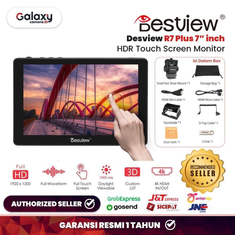 7 inch Touch Screen Monitor On Camera 
