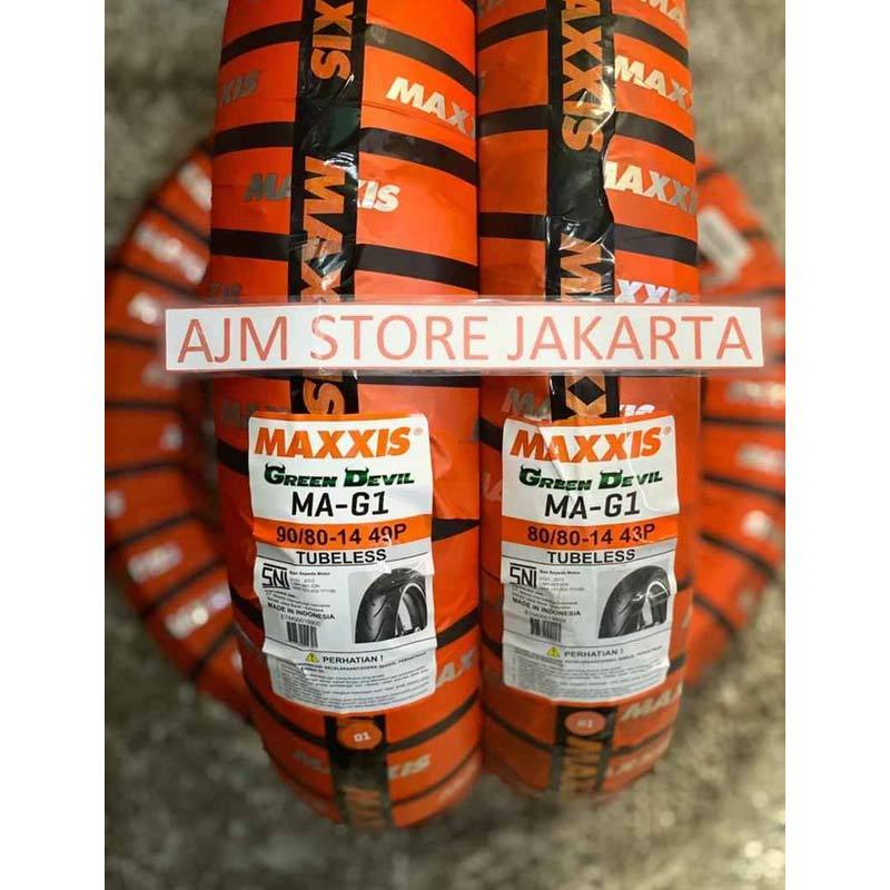 Jual Maxxis MA-G1 Green Devil 80-80-14 & 90-80-14 Ban ...