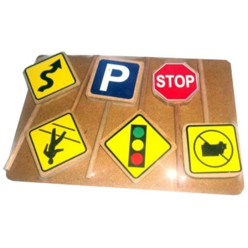 Jual Gramedia Trade Haula Toys Mainan Kayu Puzzle Rambu Lalu Lintas Online November 2020 Blibli Com