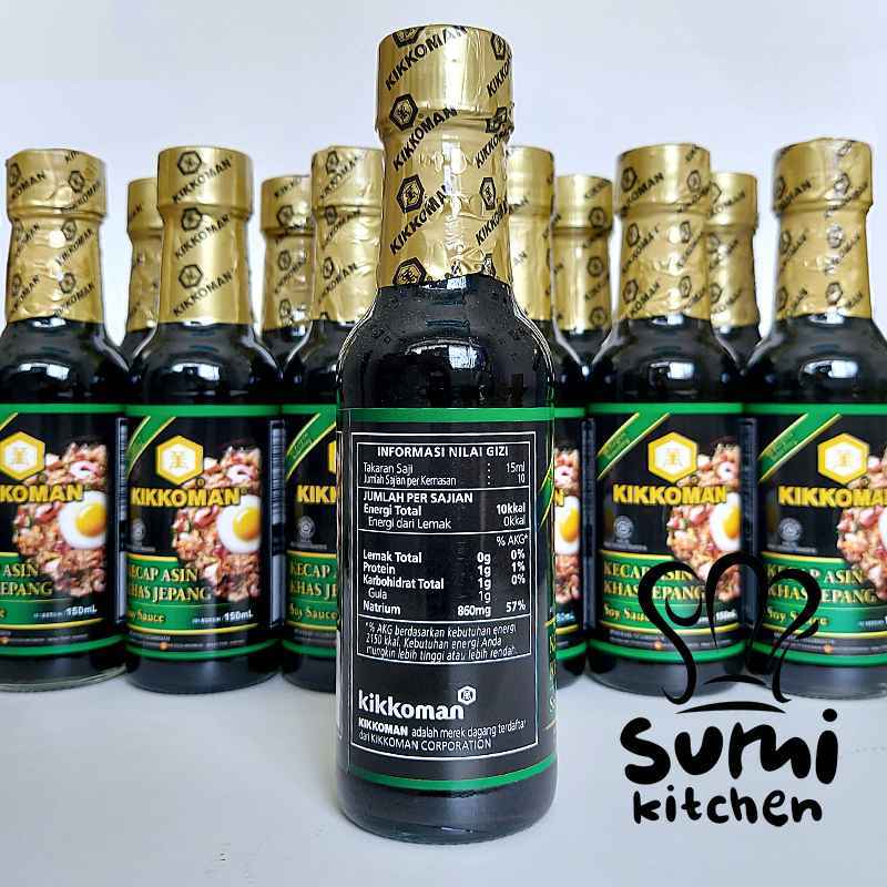 KIKKOMAN SOY SAUCE - KECAP ASIN KHAS JEPANG 150ml