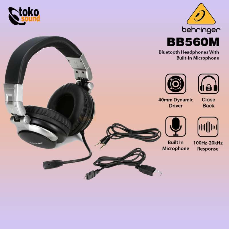 Jual Behringer Bb560m Bluetooth Headphones With Built in Microphone Di Seller Tokosound Proaudio Cengkareng Timur Kota Jakarta Barat Blibli