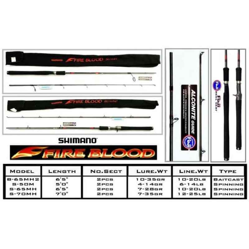 SHIMANO 19 FIREBLOOD TENTACLE 1.2-530 Shimano 19 Fire Blood