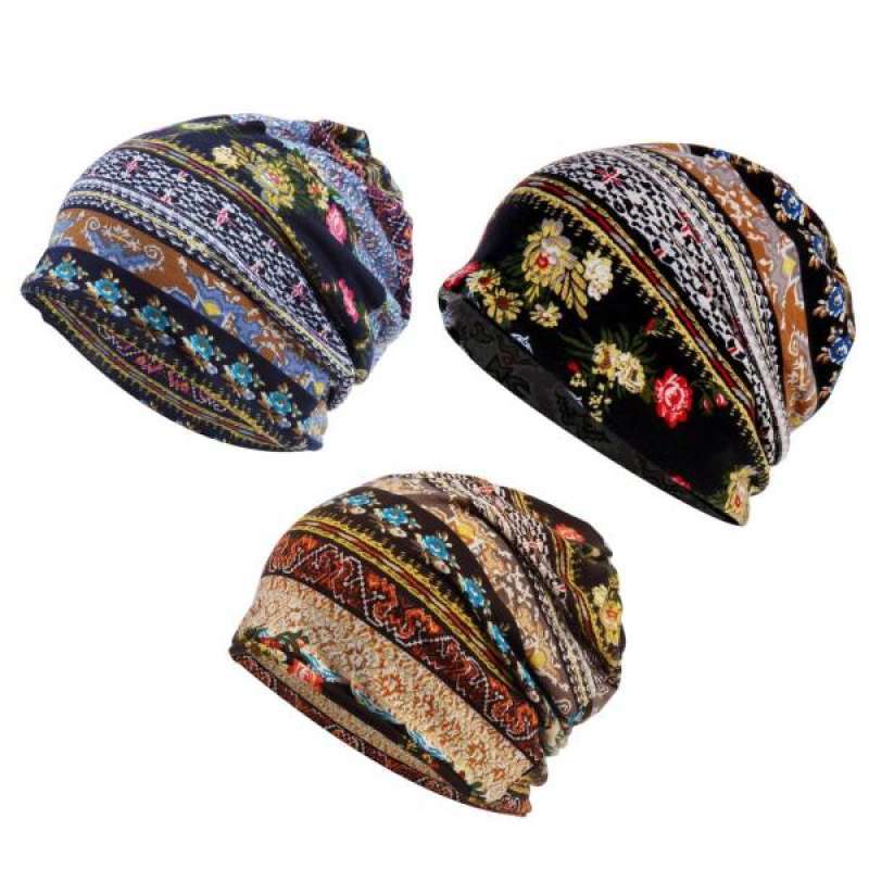 Promo 3x Womens Baggy Slouchy Beanie 