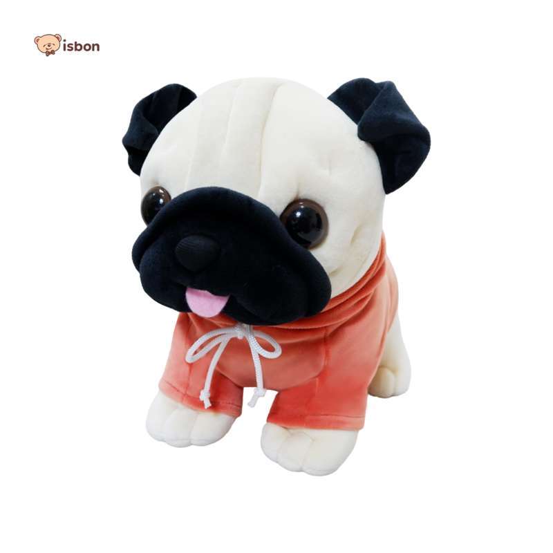 Boneka Anjing Puppies Beagle Bulldog Corgy Husky Hush Pug Dog Series Hoodie  Bersuara Premium Hadiah by Istana Boneka - Main Image
