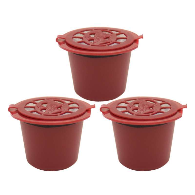 Promo THREE Reusable Coffee Pod Capsule 
