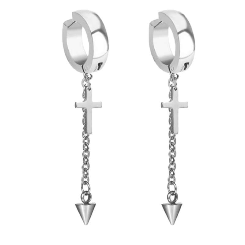 Women Non-Piercing Hoop Earrings 64mm 