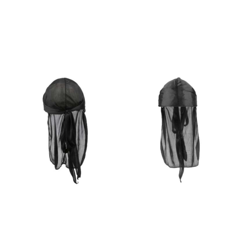 Jual 2pc Unisex Durag Headwear Hair Loss Cap Muslim Turban Long Tail Pirate Cap Online April 2021 Blibli
