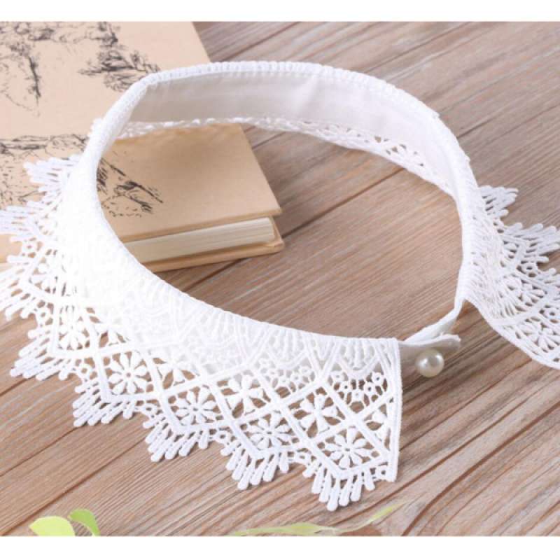 Promo Lady Detachable Hollow Lace Fake 