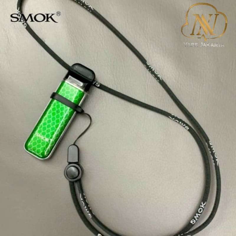 smok nord 2 lanyard Smok Tech Black Carbon Tube Mod Lanyard-HEC102-ZMLY Select Flavor ::Pink Lemonade Vape Kit Type_Pod Kit Flum GIO 3000 Peach