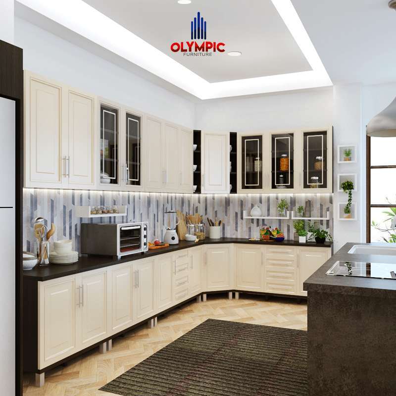 Jual Olympic Kitchen Set 3 Pintu Meja Dapur Kabinet Bawah Rak Dapur Bawah Kbt010880i Terbaru Juni 2021 Blibli