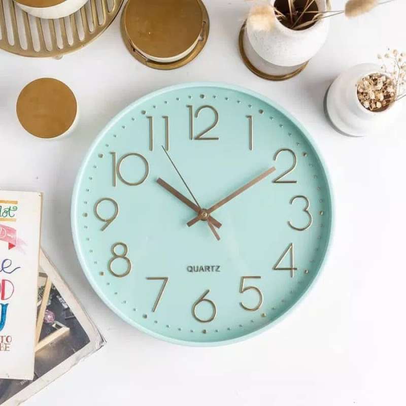 Jual Arami 12 Inch Wall Clock Silent Movement Jam Dinding Quartz Murah Online Desember 2020 Blibli