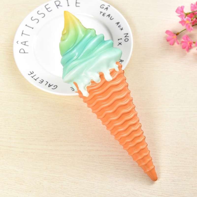 Tiktok Squishy Yang Paling Jumbo Jual Jumbo Ice Cream Cone With