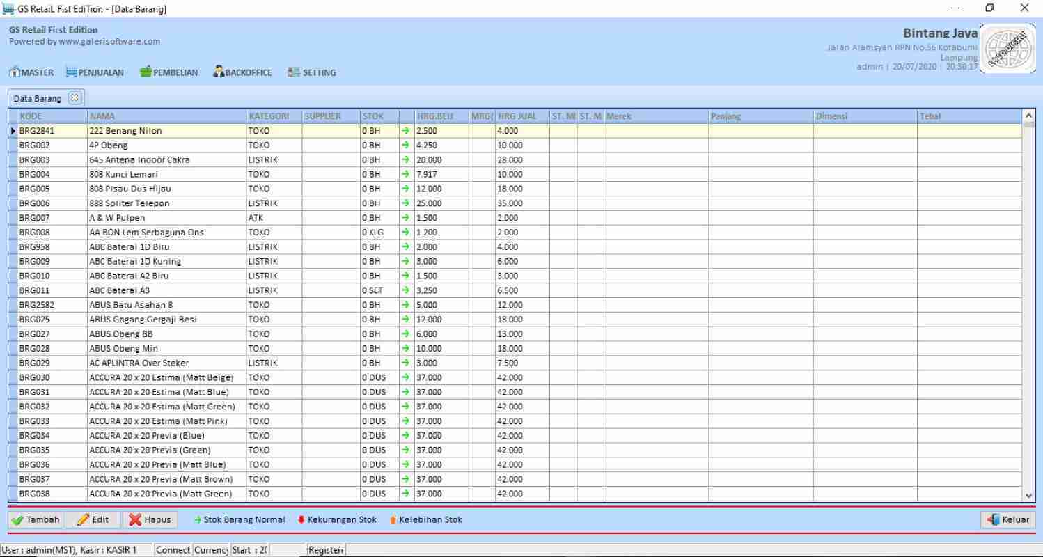 Database Toko Bangunan Promo Software Toko Bangunan Professional Edition SID Full Version di Seller SeninSelasa Techno - Kota Jakarta Utara, DKI Jakarta | Blibli