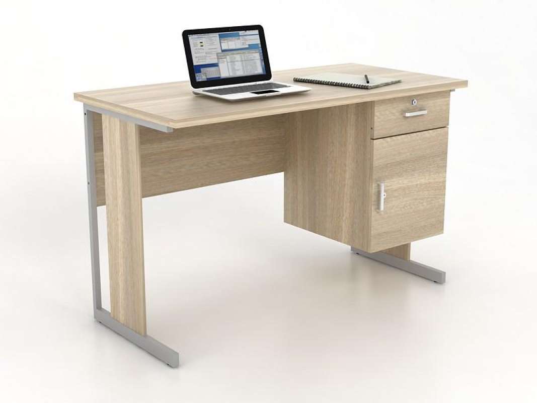 meja kerja/ meja kantor kaki besi | harris120
