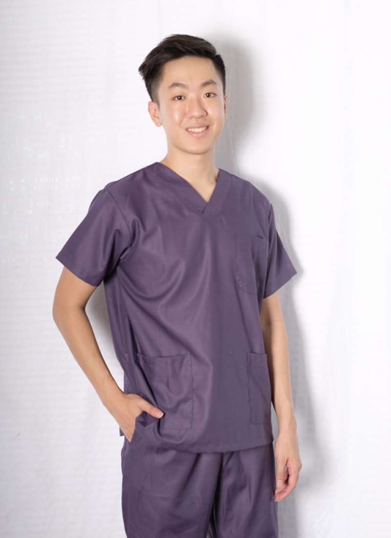 Jual Baju Dokter Baju Ok Baju Perawat Unisex Model V Neck Lengan Pendek Online April 2021 Blibli